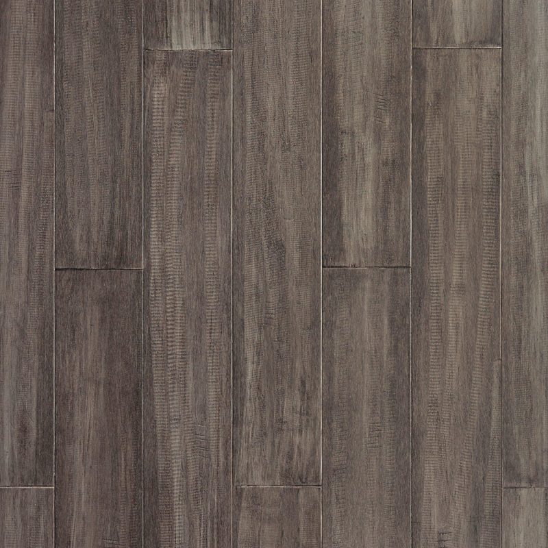 NEXTSUJI89022 Pewter Hand Scraped Locking Water-Resistant Stranded Engineered Bamboo