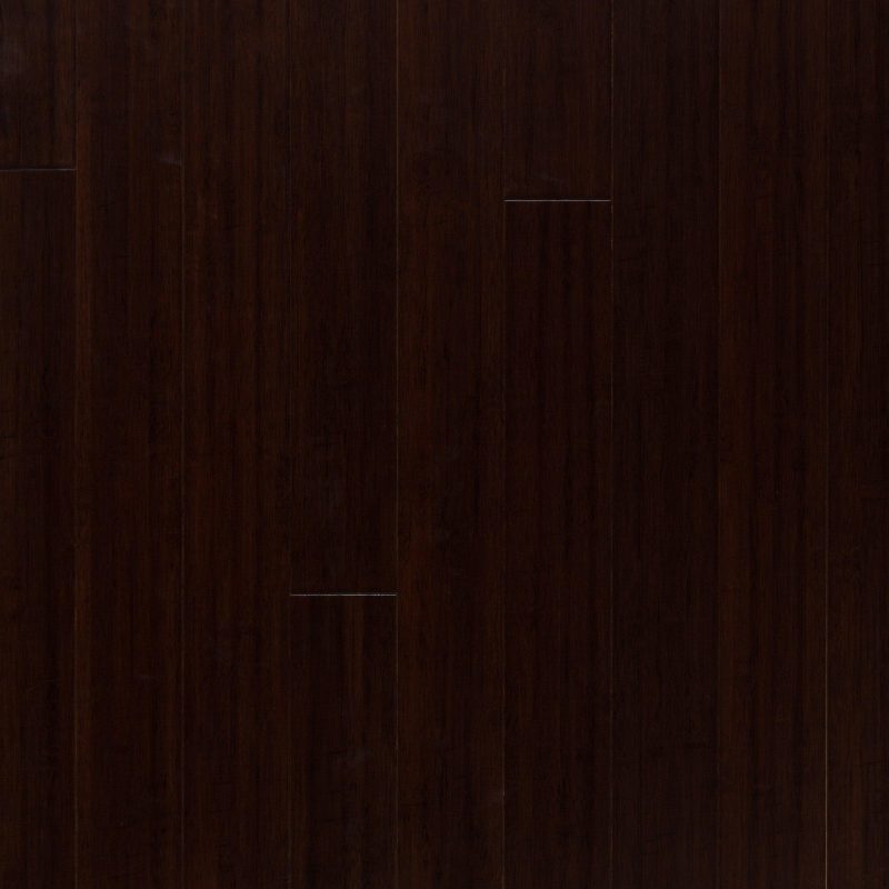 NEXTSUJI89012 Dark Java Hand Scraped Solid Bamboo