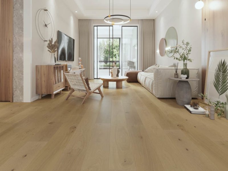 NEXTSUJI89030 Grand Width 9.5in White Oak Engineered Hardwood Flooring - Image 2