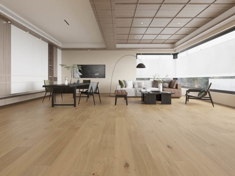 NEXTSUJI89032 Grand Width 9.5in White Oak Engineered Hardwood Flooring - Image 2