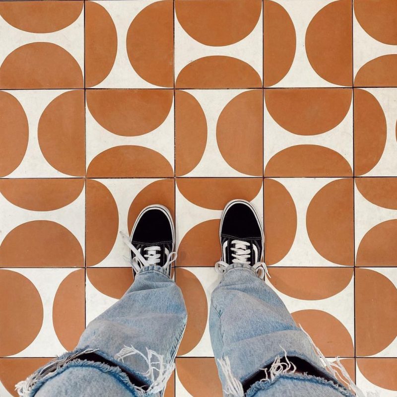 NEXTSUJI89061 8x8 Square Cement | white + salvia + ginger + Hyannis - Image 2