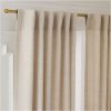 NEXTSUJI89062 European Flax Linen Curtain