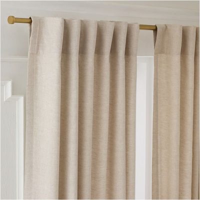 NEXTSUJI89062 European Flax Linen Curtain