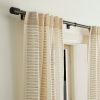 NEXTSUJI89070 Linen Cotton Ladder Sheer Curtain