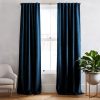 NEXTSUJI89066 Worn Velvet Curtain - Regal Blue - Image 5