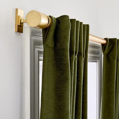 NEXTSUJI89066 Worn Velvet Curtain - Regal Blue